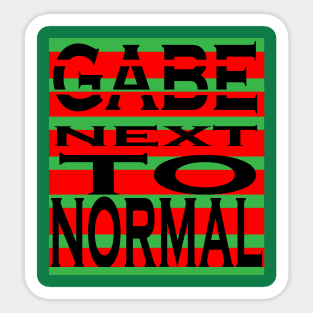 gabe next to normal Sticker